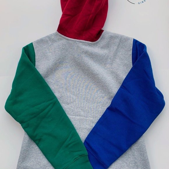 NWT POLO RALPH LAUREN BIG Boys L 14-16 Color Blocked BEAR Fleece Hoodie - Picture 4 of 7